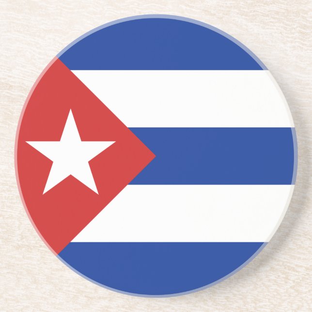 Posavasos Bandera de Cuba (Frente)