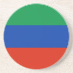 Posavasos Bandera de Daguestán<br><div class="desc">Bandera patriótica de Daguestán.</div>