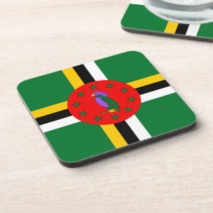 Posavasos Bandera de Dominica
