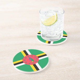 Posavasos Bandera de Dominica