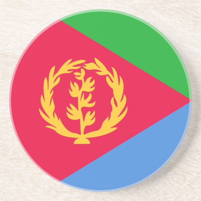 Posavasos Bandera de Eritrea (Frente)