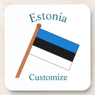 Posavasos Bandera de Estonia Thunder_Cove