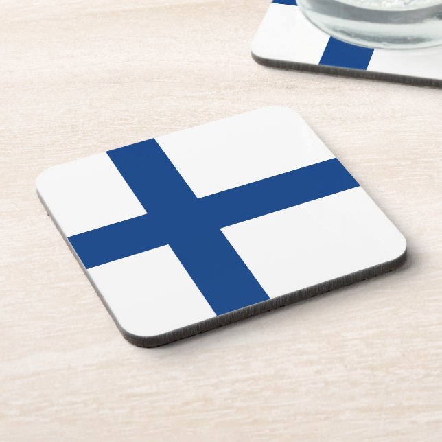 Posavasos Bandera de Finlandia (Lado Izquierdo)