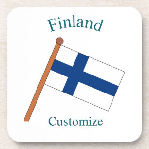 Posavasos Bandera de Finlandia Thunder_Cove