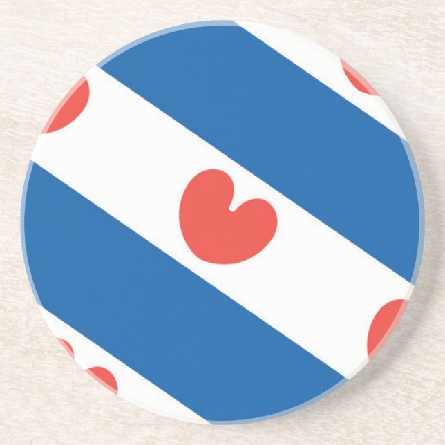 Posavasos Bandera de Frisia (Frente)
