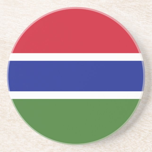 Posavasos Bandera de Gambia (Frente)