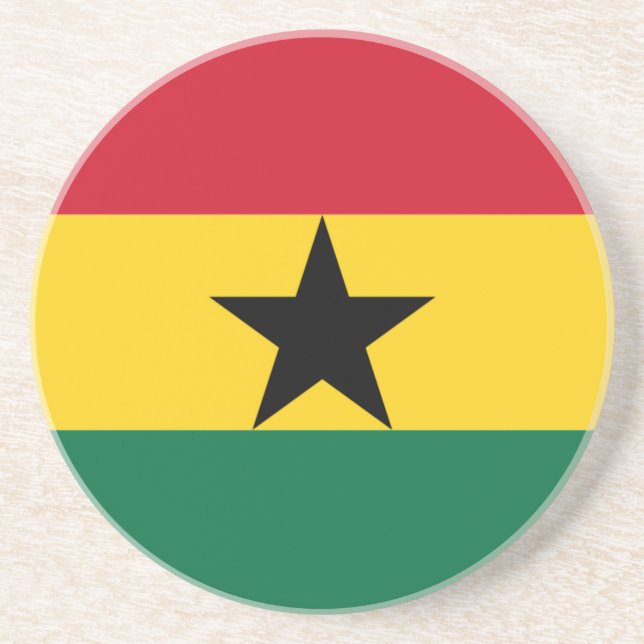 Posavasos Bandera de Ghana (Frente)