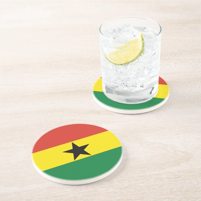 Posavasos Bandera de Ghana (Lado)