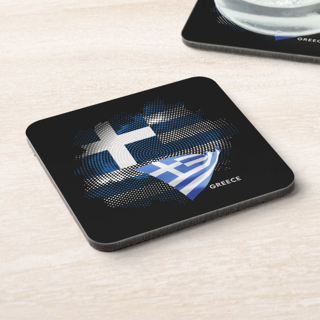 Posavasos bandera de Grecia (Lado Izquierdo)