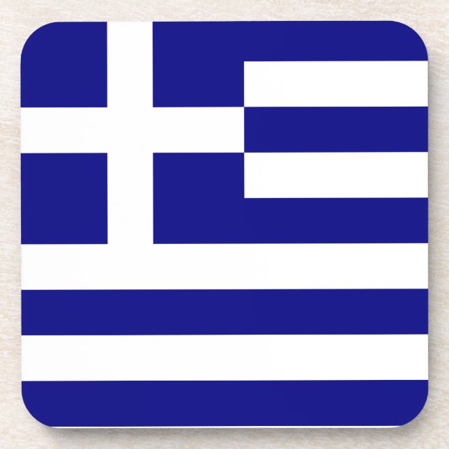 Posavasos Bandera de Grecia (Frente)