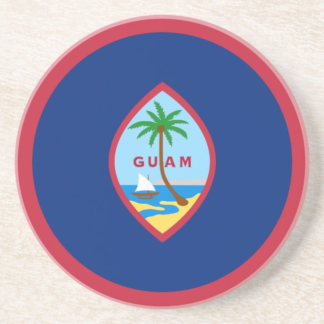 Posavasos Bandera de Guam (Frente)