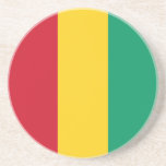 Posavasos Bandera de Guinea<br><div class="desc">Bandera patriótica de Guinea.</div>