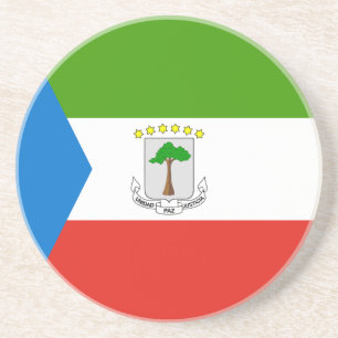 Posavasos Bandera de Guinea Ecuatorial