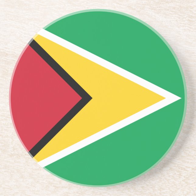 Posavasos Bandera de Guyana (Frente)