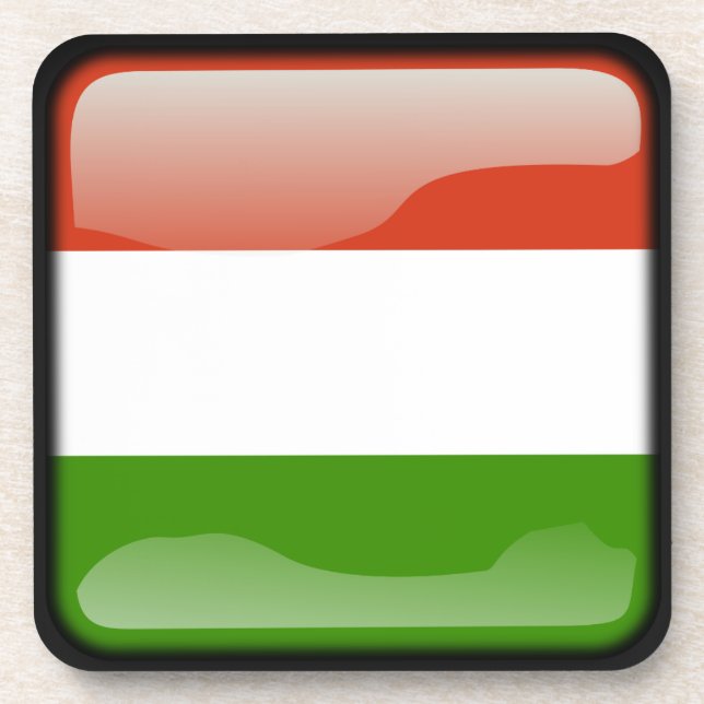 Posavasos Bandera de Hungría (Frente)