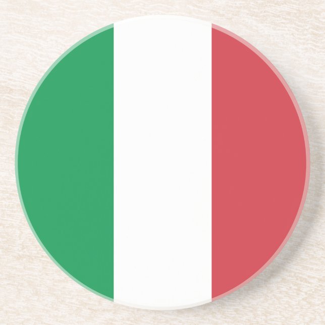 Posavasos Bandera de Italia (Frente)
