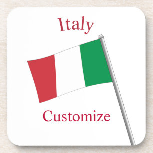 Posavasos Bandera de Italia Thunder_Cove