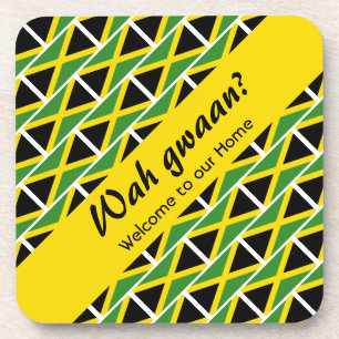 Posavasos Bandera de Jamaica de Fun WAH GWAAN