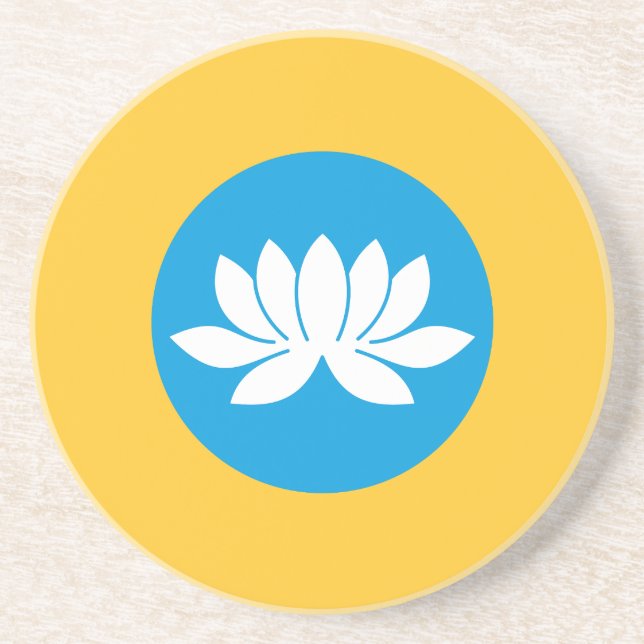 Posavasos Bandera de Kalmukia (Frente)