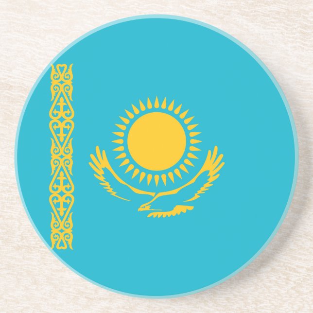 Posavasos Bandera de Kazajistán (Frente)