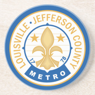 Posavasos Bandera de la ciudad de Louisville