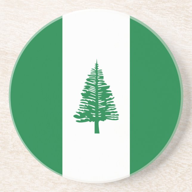 Posavasos Bandera de la Isla Norfolk (Frente)