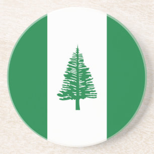 Posavasos Bandera de la isla Norfolk