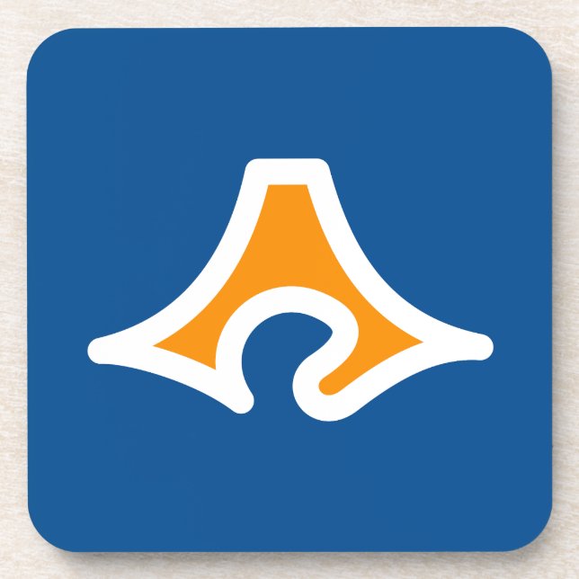 Posavasos Bandera de la prefectura de Shizuoka, Japón (Frente)