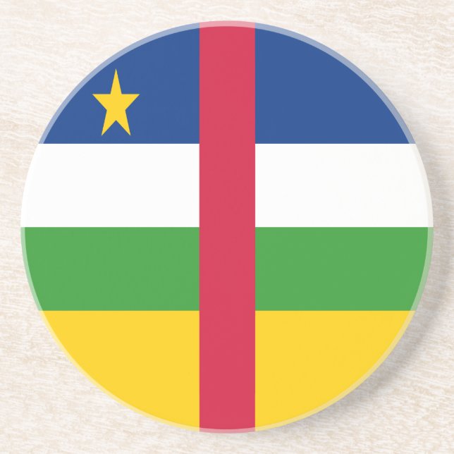 Posavasos Bandera de la República Centroafricana (Frente)