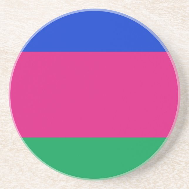 Posavasos Bandera de la República Popular de Kuban (Frente)