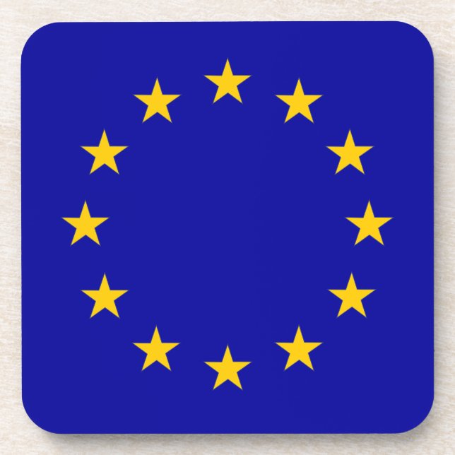 Posavasos Bandera de la Unión Europea (Frente)