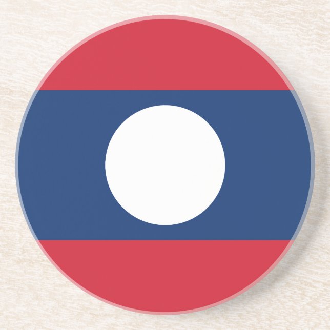 Posavasos Bandera de Laos (Frente)