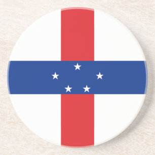 Posavasos Bandera de las Antillas Neerlandesas