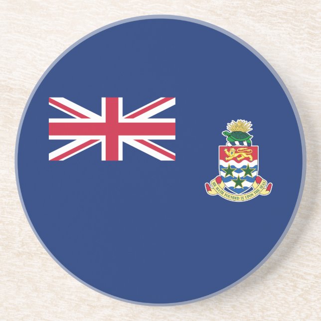 Posavasos Bandera de las Islas Caimán (Frente)