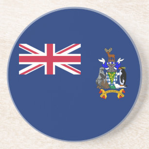 Posavasos Bandera de las Islas Georgias del Sur y Sandwich d