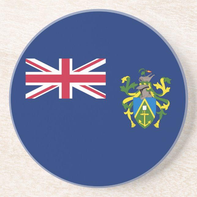 Posavasos Bandera de las Islas Pitcairn (Frente)