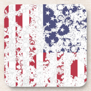 Posavasos Bandera de los Estados Unidos/Estados Unidos efect
