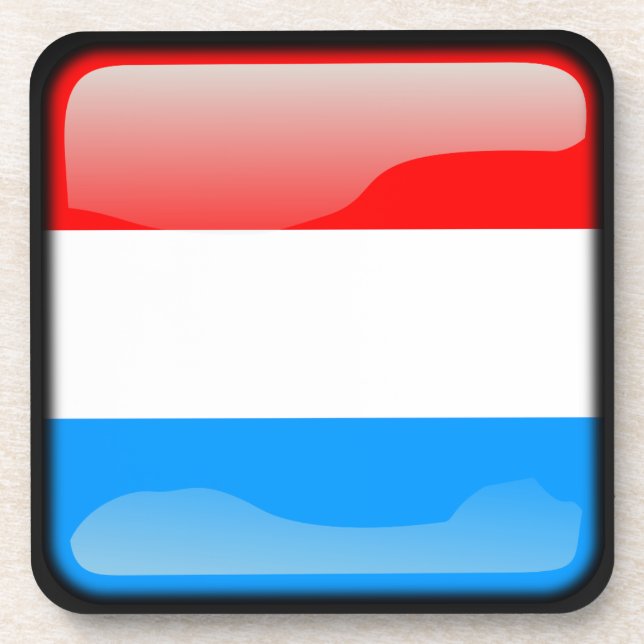 Posavasos Bandera de Luxemburgo (Frente)
