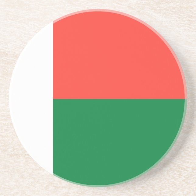 Posavasos Bandera de Madagascar (Frente)
