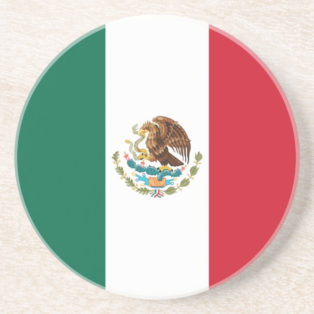 Posavasos Bandera de México, Bandera de la República Mexican (Frente)