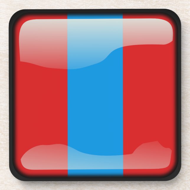 Posavasos Bandera de Mongolia (Frente)