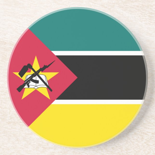 Posavasos Bandera de Mozambique (Frente)