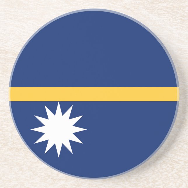 Posavasos Bandera de Nauru (Frente)