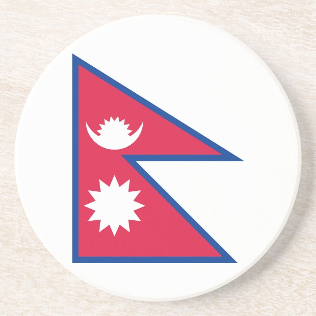 Posavasos Bandera de Nepal (Frente)