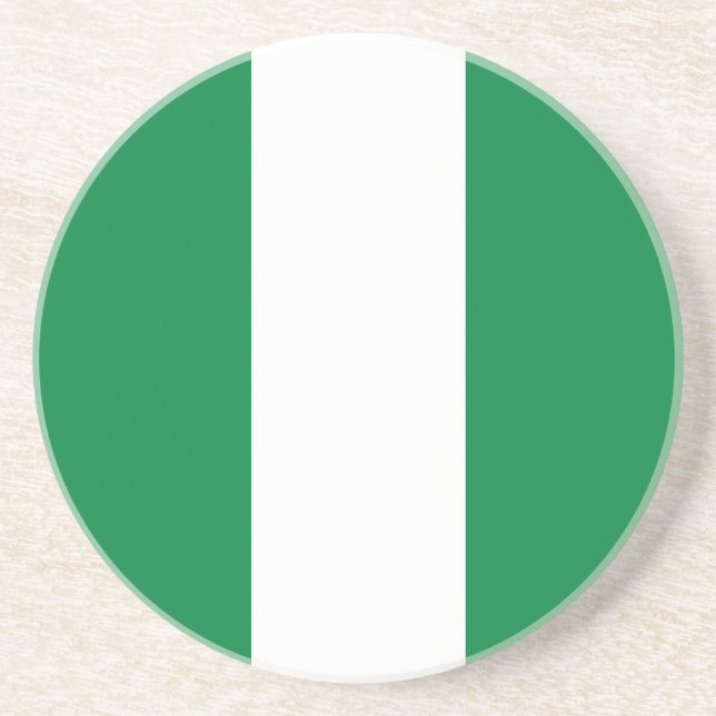 Posavasos Bandera de Nigeria (Frente)