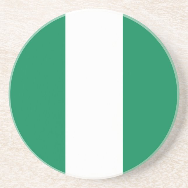 Posavasos Bandera de Nigeria (Frente)