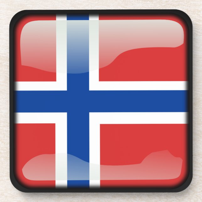 Posavasos Bandera de Noruega (Frente)