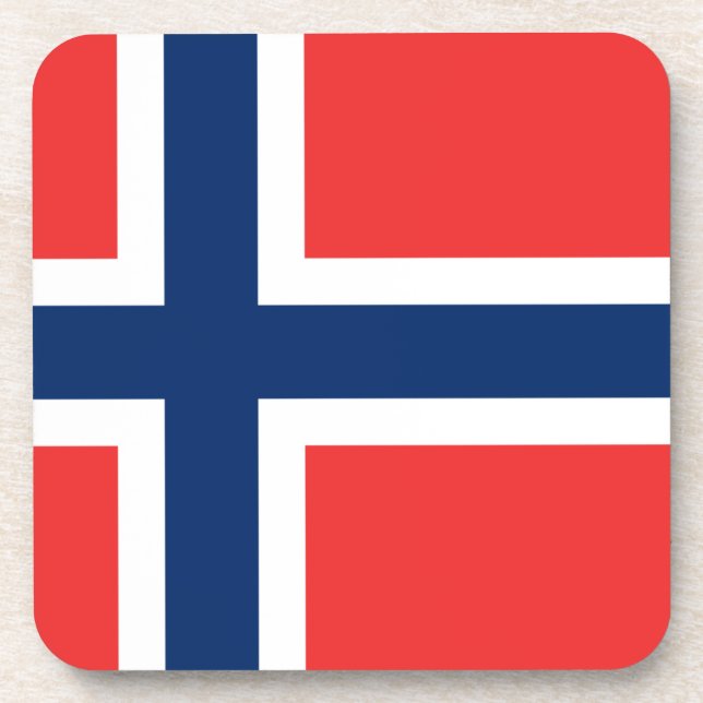 Posavasos Bandera de Noruega (Frente)