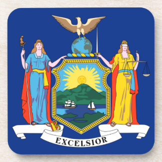 Posavasos Bandera de Nueva York, Estado Imperio, colonias am