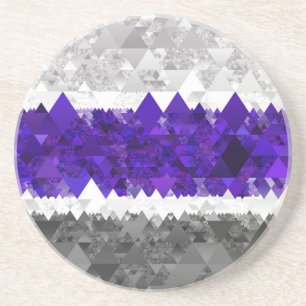 Posavasos Bandera de orgullo Boho Geométrico Mod Retro Greyg